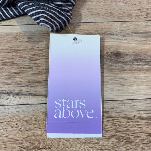 New! Stars Above Casual Pink Stripe Pajama Shirt - Picture 8 of 10